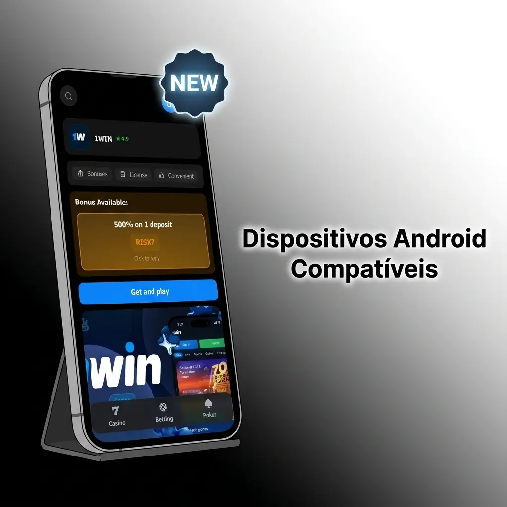 Dispositivos Android compatíveis com o aplicativo 1win