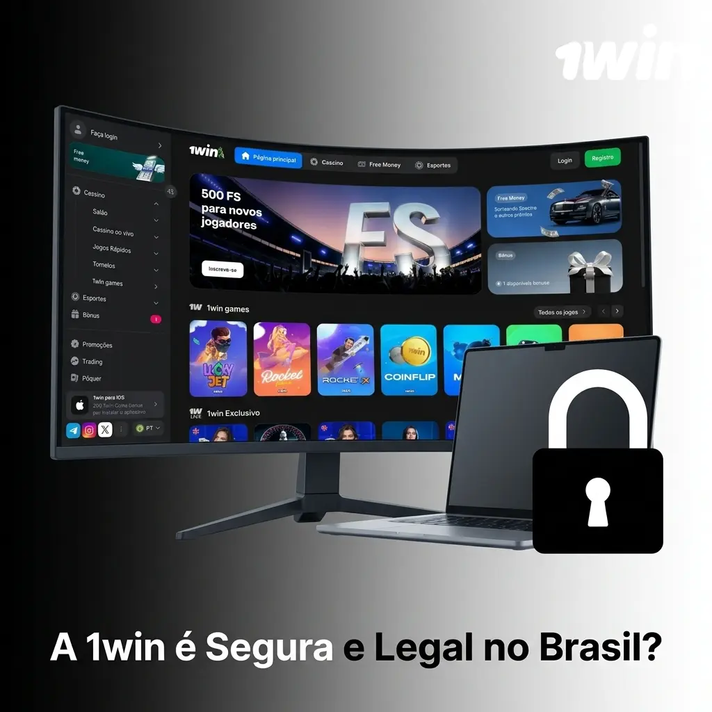 1win licença Curaçao eGaming segurança SSL Brasil