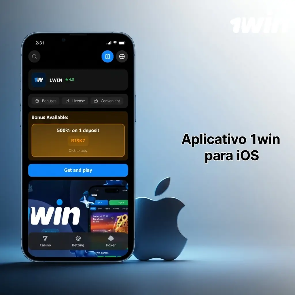Aplicativo 1win para iOS