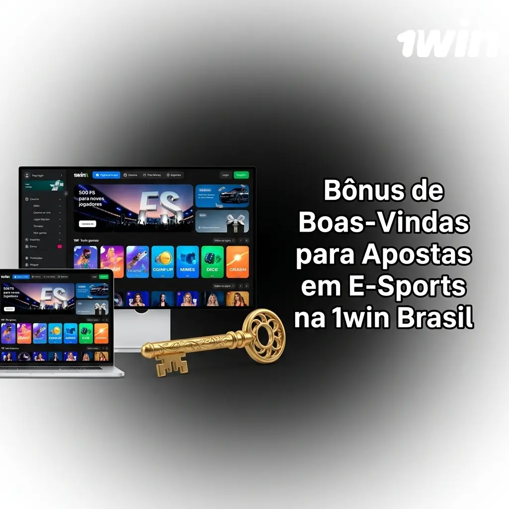 Bônus de boas-vindas 1win Brasil para apostas em e-sports