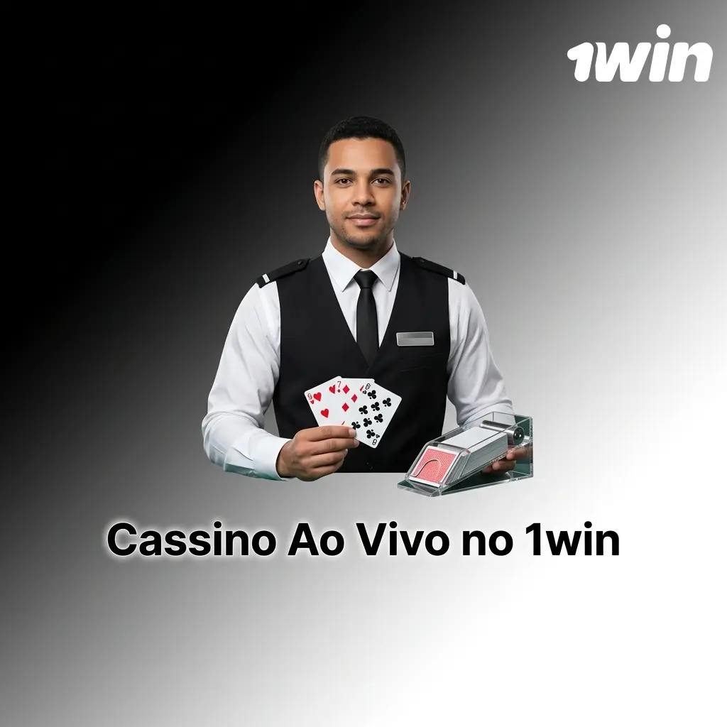 Cassino ao vivo no 1win com dealers humanos em estúdios profissionais