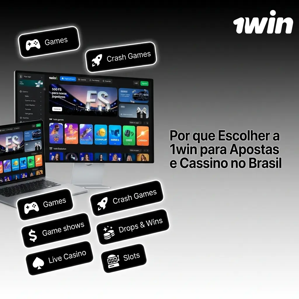 1win apostas e cassino no Brasil