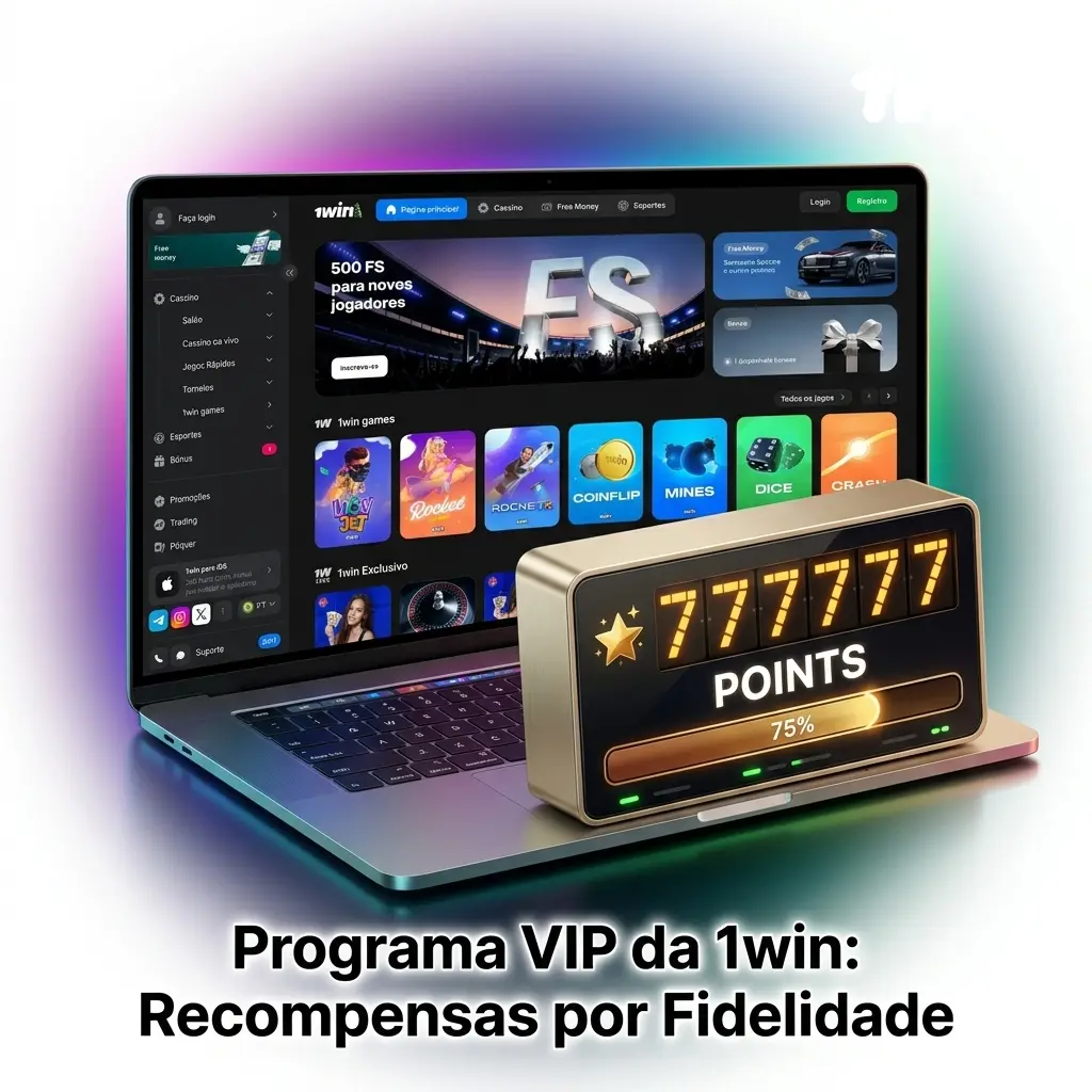 Programa VIP da 1win com níveis de fidelidade e recompensas