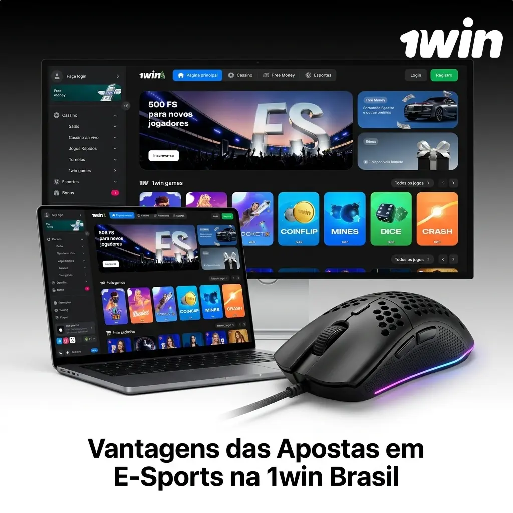 Vantagens das Apostas em E-Sports na 1win Brasil