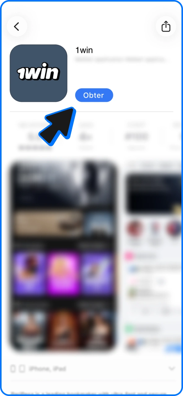 Baixe o aplicativo 1win para iOS.