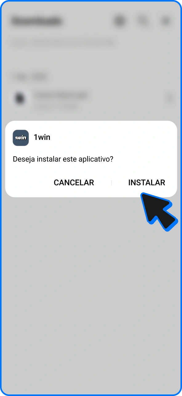 Instale o aplicativo da 1win para jogar Aviator no seu Android.
