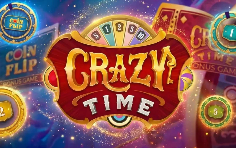 Participe do dinâmico show ao vivo Crazy Time no cassino 1win.